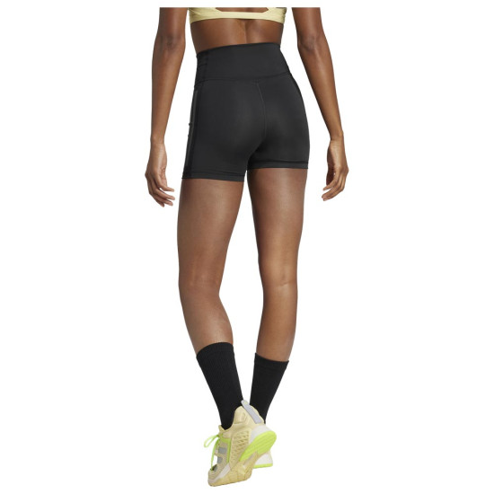 Adidas Γυναικείο σορτς-κολάν Optime 3-Stripes 1/4 Short Leggings